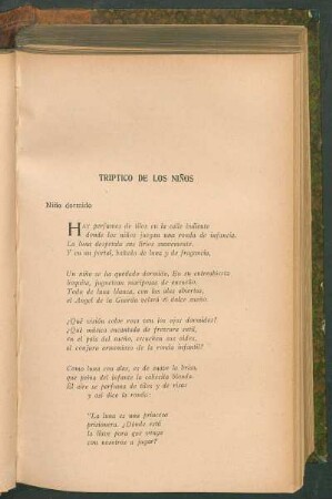 Triptico de los niños : Niño dormido [y] Niño enfermo [y] Niño muerto