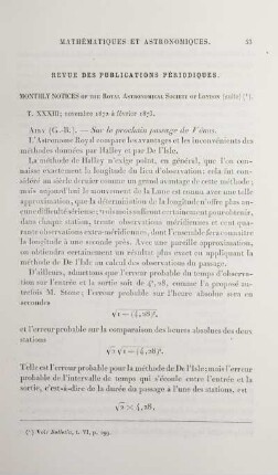 Revue des publications périodiques.