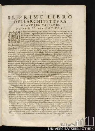 Il Primo libro dell'architettura