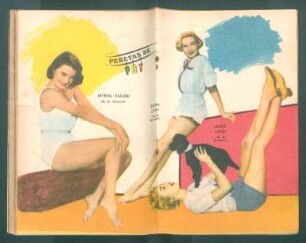 Myrna Hansen, Diana Lynn, Janet Leigh - [Ilustración] : Pebetas de PBT