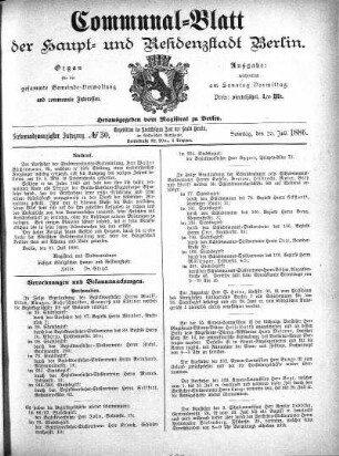 1886,30: No. 30, 25. Juli 1886