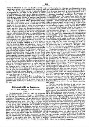 Schülerunterricht an Hochschulen (Schluß)