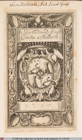 Wappen des Ferdinand Ernest von Mollarth