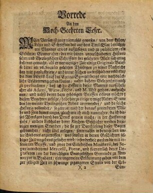Johann Georg Leuckfelds, Past. Prim. Gröning. Historia Spangenbergensis, Oder Historische Nachricht Von dem Leben, Lehre und Schrifften Cyriaci Spangenbergs Gewesenen Manßfeldischen Decani Auch Berühmten Theologi und Historici : Aus raren Schrifften zusammen getragen, auch mit unterschiedenen bisher verborgen gelegenen Briefen vornehmer Männer und berühmter Theologen bewähret, und zur Erläuterung der damahligen Kirchen-Geschichte, besonders des Flacianischen Streits Von der Erb-Sünde mitgetheilet