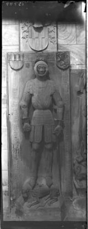 Wölchingen Evangelische Johanniter Kirche Epitaph von Arnold von Rosenberg (gestorben 1449)