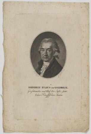 Bildnis des Heinrich Iulius von Goldbeck