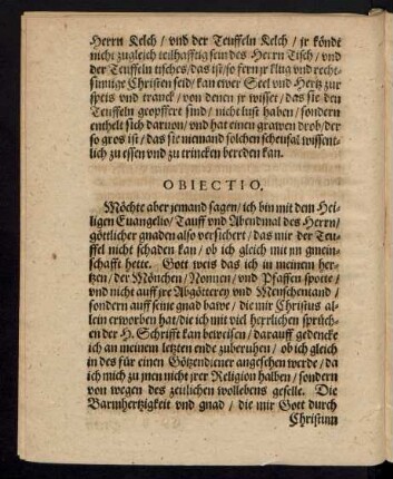 Obiectio.