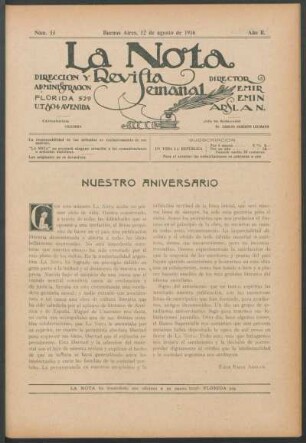 Nuestro aniversario