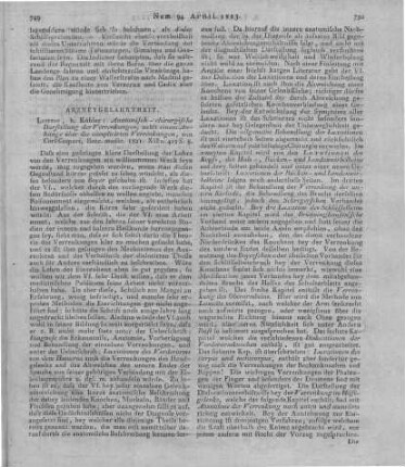 Caspari, K. G.: Anatomisch- chirurgische Darstellung der Verrenkungen. Leipzig: Köhler 1821