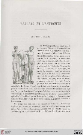 12: Raphael et l'antiquité : les trois graces