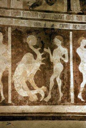 Gott segnet Adam und Eva, Versuchung Evas, Sündenfall und Vertreibung aus dem Paradies