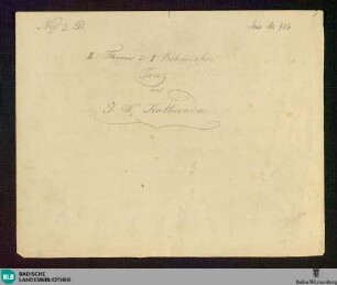 3 Keyboard pieces - Don Mus.Ms. 906 : pf