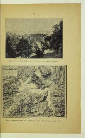 Der Vierwaldstättersee mit Umgebung
