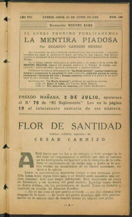 1924008346: Flor de santidad : novela inédita