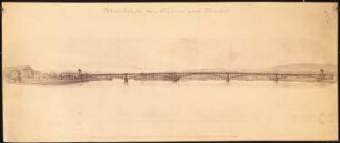 Rheinbrücke von Mainz nach Kastel: Ansicht