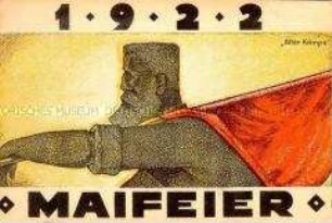 Schmuckblatt zum 1. Mai 1922 (Entwurf für eine Postkarte?)