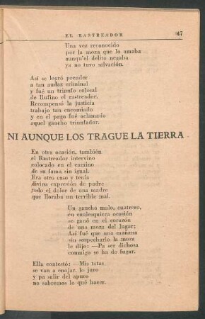 Ni aunque los trague la tierra