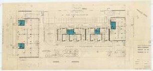 Wohnhäuser Hauptstraße 127-128 / Feurigstraße 26-27, Berlin-Schöneberg: Grundriss Erdgeschoss 1:100