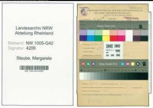 Entnazifizierung Margarete Steube , geb. 07.11.1903 ()