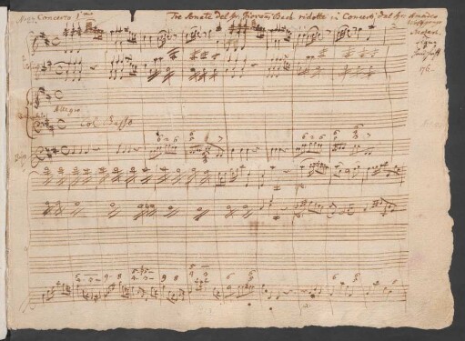 Konzerte; cemb, strings; D-Dur; KV 107,1
