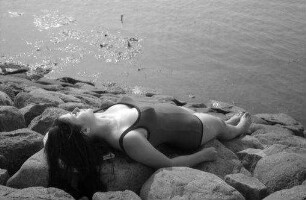 Vollerwiek: am Badestrand, Sigrid