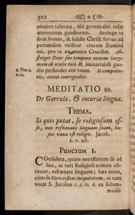 502-508, Meditatio 88
