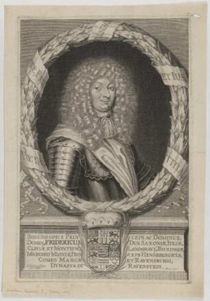 Bildnis des Fridericus von Sachsen
