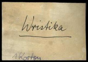 Fundzettel Wristika