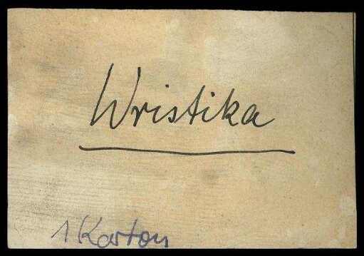 Fundzettel Wristika