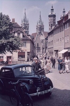 Naumburg. Blick zum Naumburger Dom St. Peter und Paul, von Südosten
