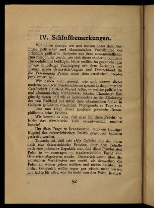 52-55, IV. Schlußbemerkungen