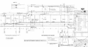 Stuttgart Hbf: Werkplan Büchsenstr. - Längsschnitt A-A S-Bahn Baulos 7b
