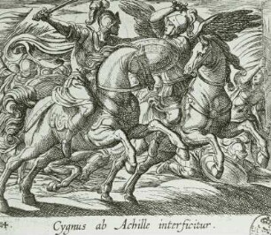 Achilleus tötet Kyknos