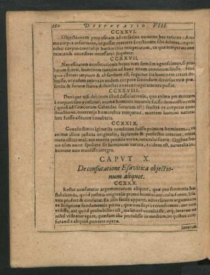 Caput X. De confutatione Esavitica obiectionum aliquot.