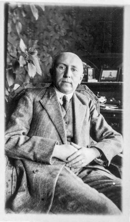 Porträt Friedrich Wilhelm Otto David : Foto-/Bildersammlung Stenografische Sammlung. Porträt Friedrich Wilhelm Otto David. Photographie (um 1930). Dresden: SLUB P a 1178