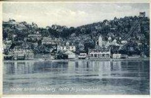 Panorama von Loschwitz-Weißer Hirsch bei Dresden