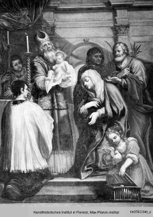 Altar : Darbringung im Tempel und Purificatio Mariae
