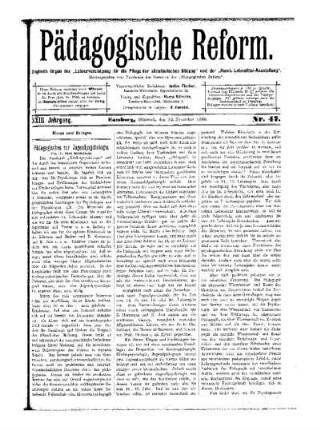Pädagogisches zur Jugendpsychologie : (Schluß folgt)