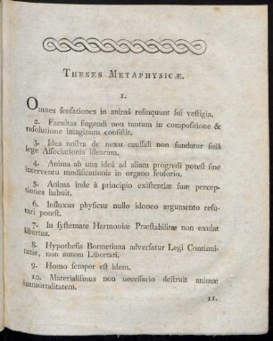 Theses Metaphysicae