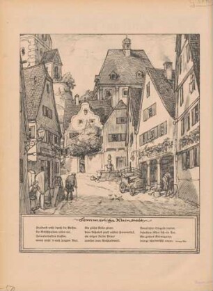 "Sommerliche Kleinstadt"