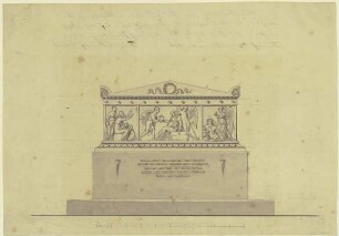 Entwurf eines Grabmals für Johann Philipp Bethmann-Hollweg