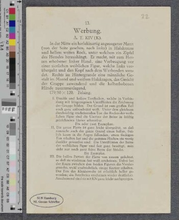 [Druckfahnen für den Katalog 'Das graphische Werk Emil Noldes bis 1910']