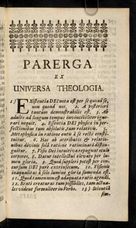 Parerga