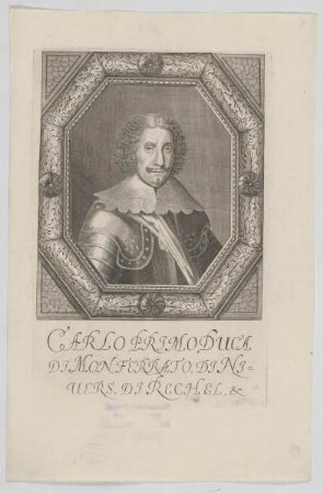 Bildnis von Carlo I., Herzog von Mantua