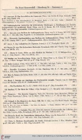 11. Sittengeschichte (Nr. 823-899)