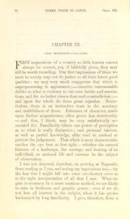 Chapter III. First impressions - Nagasaki