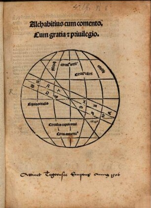 Alchabitius : cum comento