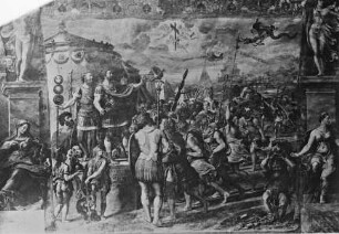 Das Kreuz erscheint Konstantin