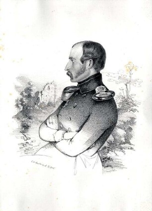 Album der Tischgesellschaft im Darmstädter Hof. Hauptmann Freiherr Philipp von Roeder