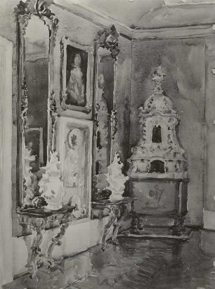 Barockmuseum Moritzburg : Barockmuseum Schloss Moritzburg, Ansicht eines Raumes